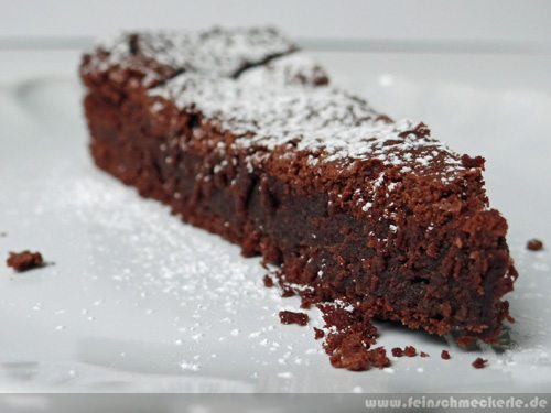 Rezept: Schokoladenkuchen feucht ohne Mehl